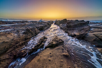 Beach of Chintsa, in Wild Coast, South Africa