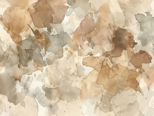 Sticker - Abstract Watercolor Texture in Earthy Tones