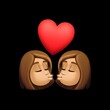 © Mehr - Kissing Couple Emoji Icon