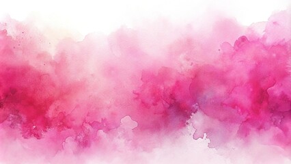 Wall Mural - Pink abstract watercolor background