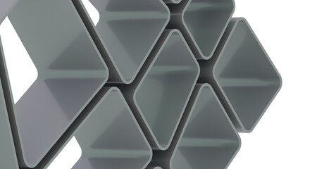 Poster - Low poly triangle posters, modern concept