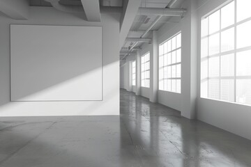 Poster - Modern Open Office Space with Natural Light