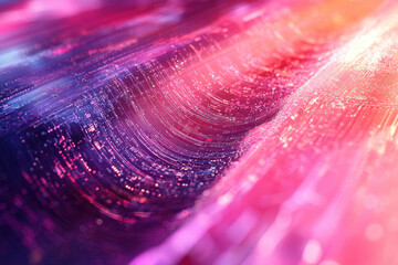 Poster - Mesmerizing waves of color ripple through a digital landscape in vibrant hues during a surreal art exploration. Generative AI