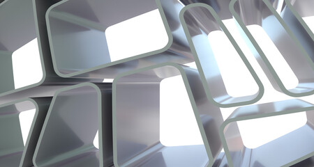 Aufkleber - Abstract Low-Poly background. triangulated texture. Design 3d