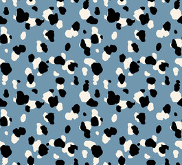 Poster - Seamless leopard pattern, animal print.