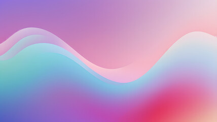 Poster - Pastel Wave Abstract Background 
