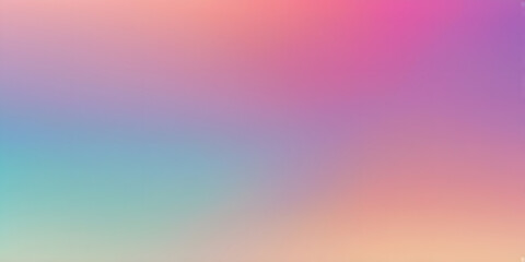 Poster - Pastel Dream: Soft, dreamy gradient background in pastel shades of pink, blue, and peach. Perfect for presentations, websites, or social media.