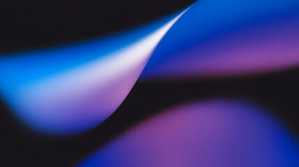 Poster - abstract blue purple swirls
