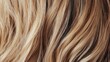 © aucartstudio - Close-up view of wavy hair with various shades of blonde and brown tones.