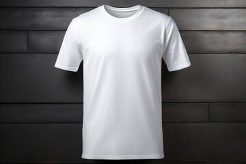 Wall Mural - White T-Shirt mockup t shirt mockup template