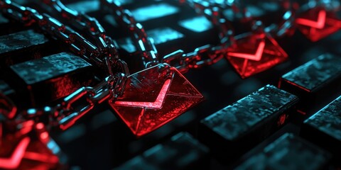 Poster - Firewall Implementation Against Email Scams: Using firewalls to shield against phishing in email scams.