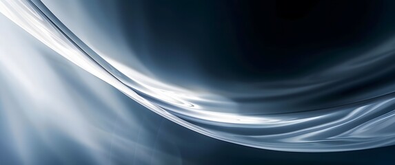 Wall Mural - abstract curved light beam background