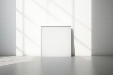 Canvas Print - Architecture shadow white wall.