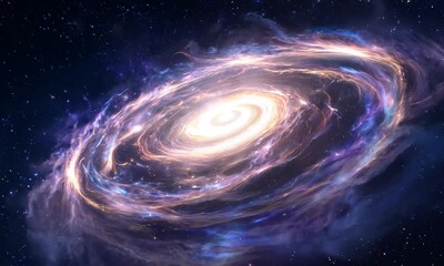 Wall Mural - galaxy exploration on deep space.