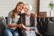 © InsideCreativeHouse - Old woman home care with social service