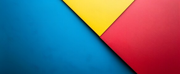 Wall Mural - Abstract Blue, Red and Yellow Gradient Background