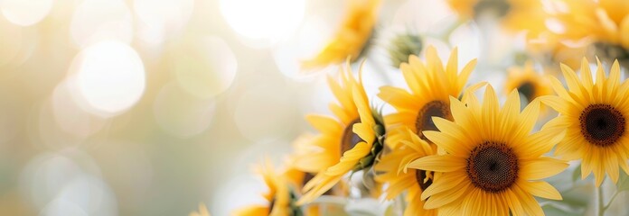 Sticker - Vibrant Orange and White Flowers Arrangement on Neutral Background