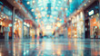 © Alexander - Blurred and defocused upscale shopping mall interior as background