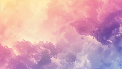 Wall Mural - abstract pastel gradient background in pink, purple, yellow and white tones