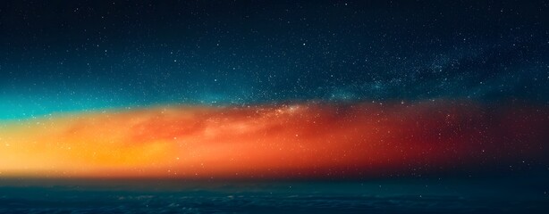 Wall Mural - cosmic gradient: night sky with stars and galaxy