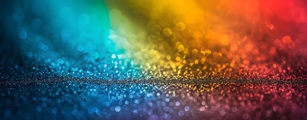 Wall Mural - abstract rainbow glitter gradient background
