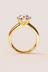 Poster - Gold ring with diamond