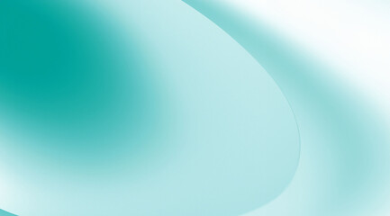 Wall Mural - abstract gradient blue green turquoise hue background texture with smooth waves colour transition
