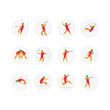 © yik2007 - Set of icons. Summer competitions.