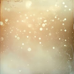 Wall Mural - elegant soft muted beige background with delicate bokeh lights for design and decoration.