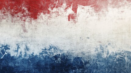 Poster - Rustic textured background featuring a faded design of red, white, and blue, evoking a vintage patriotic feel in a rustic setting