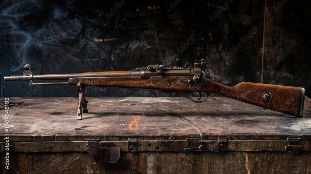 Eng Rifle Ww2 British Lee Enfield Bolt Action Rifle, Second World War Era Weapon ...