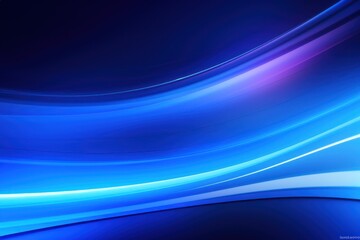 Poster - Deepblue futuristic neon light backgrounds abstract.