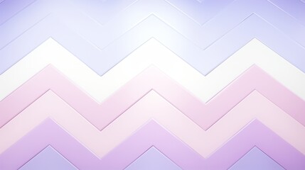 Poster - Minimalist composition featuring geometric lines in soft pastel colors like pink, mint, and lavender