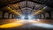 © Daniel - Indoor Equestrian Arena with Lighting and Sand Surface