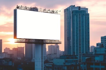 Poster - Pylon sign city building outdoors.