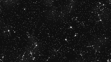 Wall Mural - Beautiful night sky with twinkling stars.