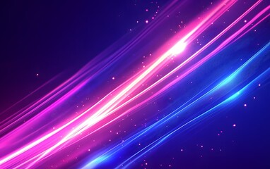 dynamic glowing lines background, generative ai