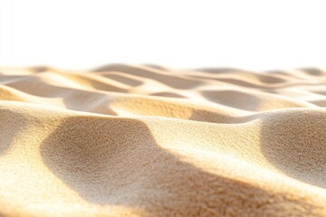 Poster - Golden sand dunes under sunlight