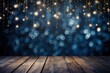 © Rawpixel.com - Bokeh blue background wood backgrounds christmas.
