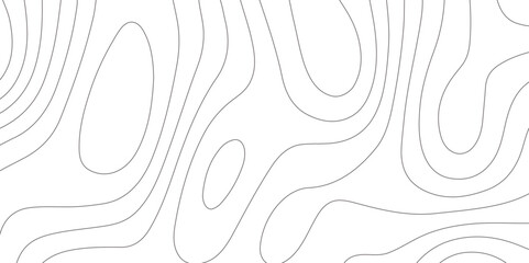 Poster - Abstract design seamless pattern with line topographic map. geographic mountain relief. retro topographic map. geographic contour map grid backdrop paper texture. terrain path isolated on background.