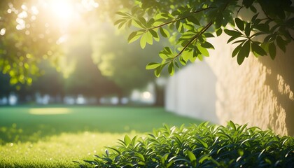 Poster - Sunlight Casting Warm Shadows on Walls, Transforming Interiors with Soft Light and Inviting Atmosphere