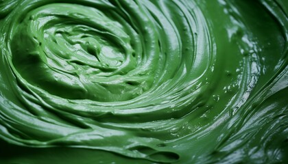 green mud swirl liquid texture