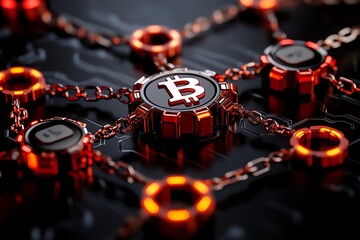 Fototapete - A series of encrypted data streams flowing between anonymous users, illustrating the secure transmission of private communications