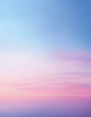 Wall Mural - Soft pink clouds at sunset