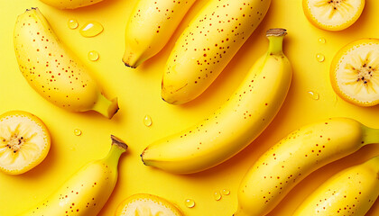 bananas-abstract-pattern-modern-yellow-blank-fruit-artistic-concept