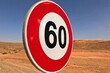 © Oualid - Speed Limit 60 Traffic Sign