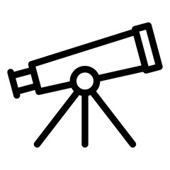 Wall Mural - telescope icon 