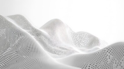 Detailed closeup shot of abstract lines and dots forming intricate patterns on a white canvas, perfect for use in digital art projects, advertising campaigns, or editorial design.