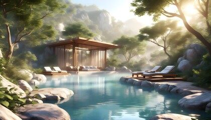 Wall Mural - Serene Spa Oasis for Ultimate Relaxation and Pampering