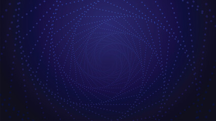 Fototapete - blue technology vortex background. futuristic background with geometric pattern dotted. can be used 